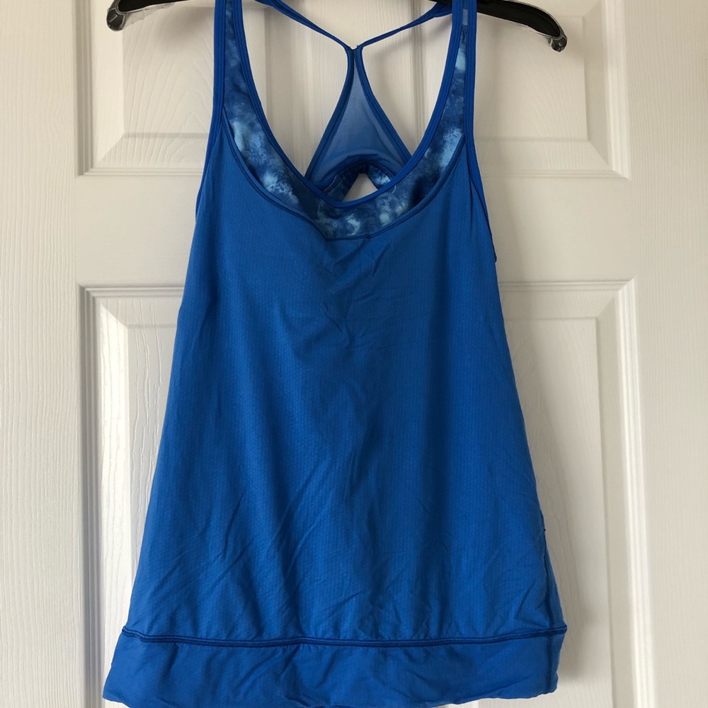 Lulu tank with attached bra